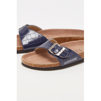 Mules vernies Disley - Bleu marine - 02 - 33593215