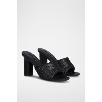 Mules à talons Serena - Noir - 02 - 33694758