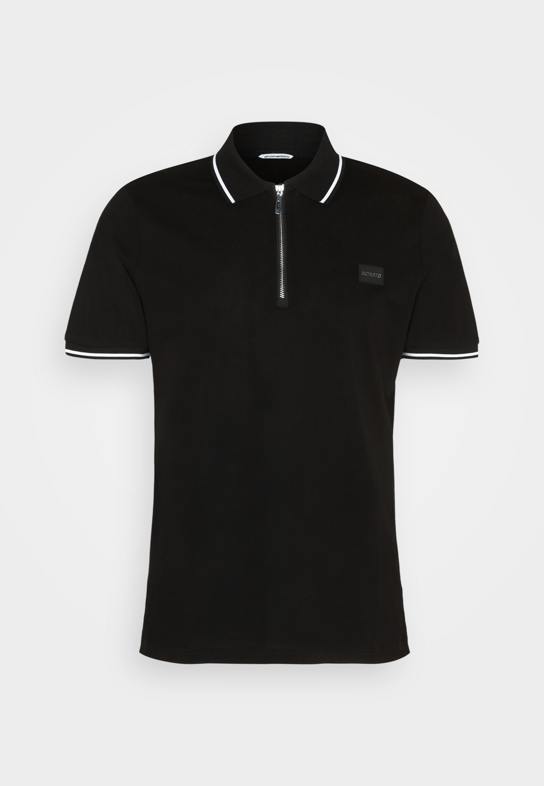 Antony Morato Polo REGULAR FIT WITH RUBBER BADGE WITH METAL LOGO - 01 - A1822P01P|Q11