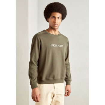 Antony Morato Sweatshirt RELAXED FITWITH LATEX LOGO PRINT - 01 - A1822S07L|N11