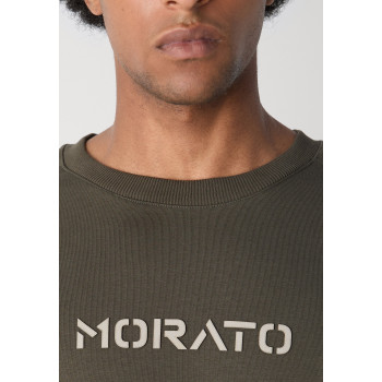 Antony Morato Sweatshirt RELAXED FITWITH LATEX LOGO PRINT - 01 - A1822S07L|N11