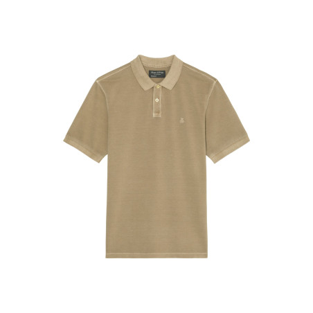 Marc O'Polo Polo SHORT SLEEVE DETAILS SLITS AT HEM EMBROIDERY - 01 - MA322P0AP|B11