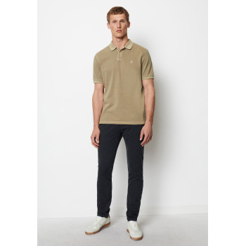 Marc O'Polo Polo SHORT SLEEVE DETAILS SLITS AT HEM EMBROIDERY - 01 - MA322P0AP|B11