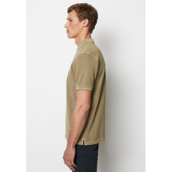 Marc O'Polo Polo SHORT SLEEVE DETAILS SLITS AT HEM EMBROIDERY - 01 - MA322P0AP|B11