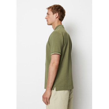 Marc O'Polo Polo SHORT SLEEVE SLITS AT SIDE EMBROIDERY ON CHEST - 01 - MA322P0AM|N11