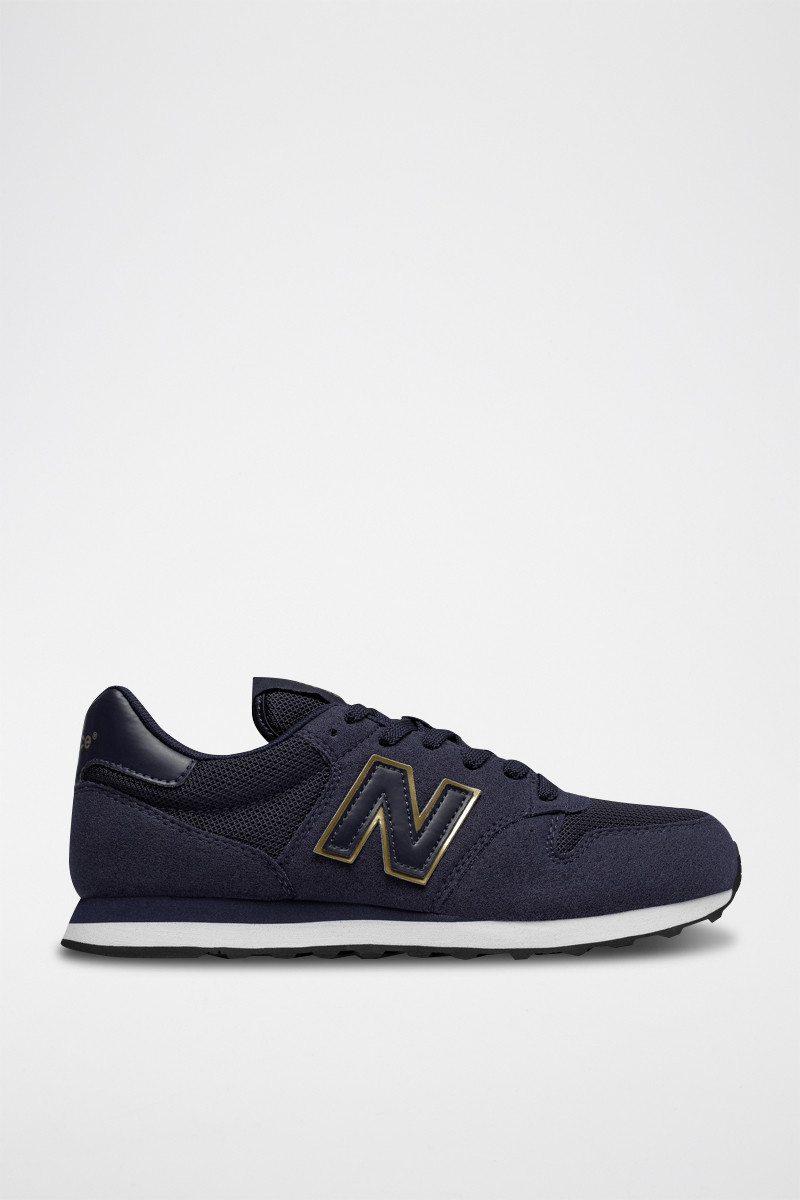 Sneakers NB 500 - Bleu marine et doré - 02 - 33767276