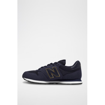 Sneakers NB 500 - Bleu marine et doré - 02 - 33767276