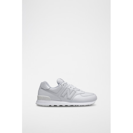 Sneakers en cuir 574 - Blanc - 02 - 33767125