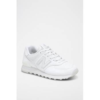 Sneakers en cuir 574 - Blanc - 02 - 33767125