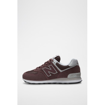 Sneakers en nubuck 574 - Marron - 02 - 33767103