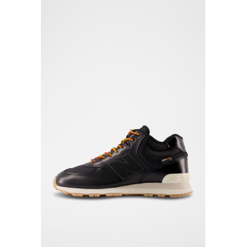 Sneakers en cuir 574 - Noir - 02 - 33767139