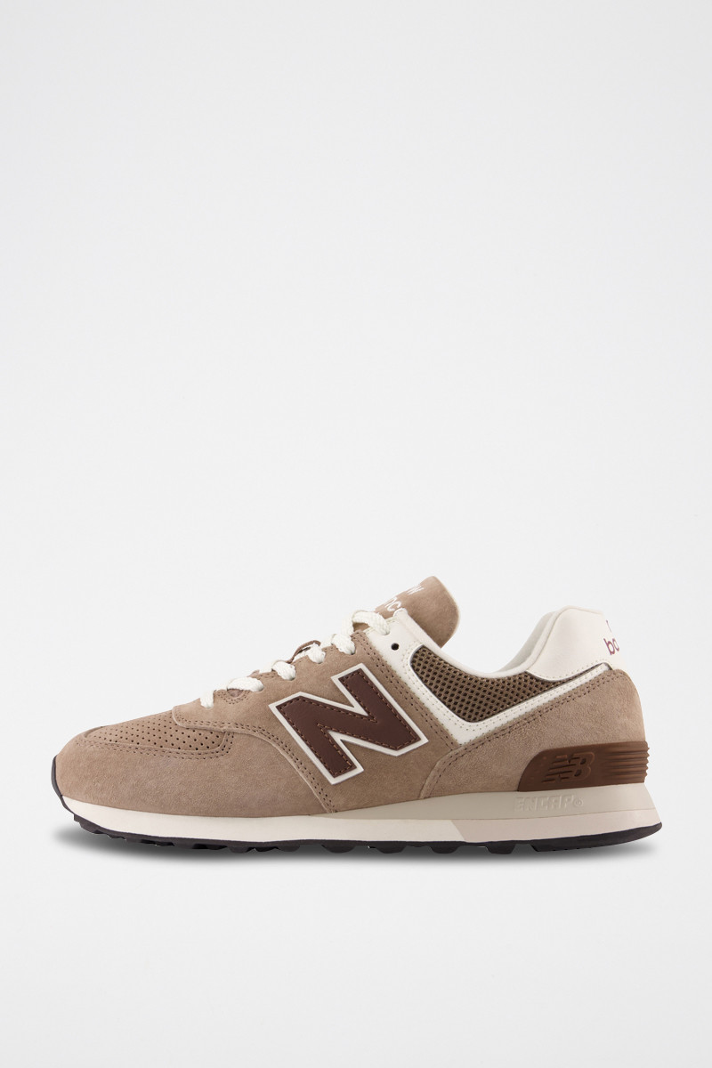 Sneakers en nubuck 574 - Taupe - 02 - 33767141