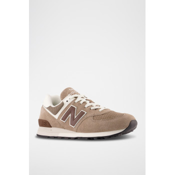 Sneakers en nubuck 574 - Taupe - 02 - 33767141