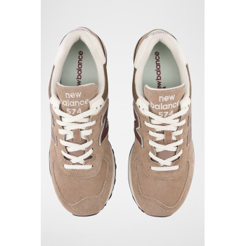 Sneakers en nubuck 574 - Taupe - 02 - 33767141