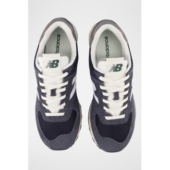 Sneakers en nubuck 574 - Bleu marine - 02 - 33767143