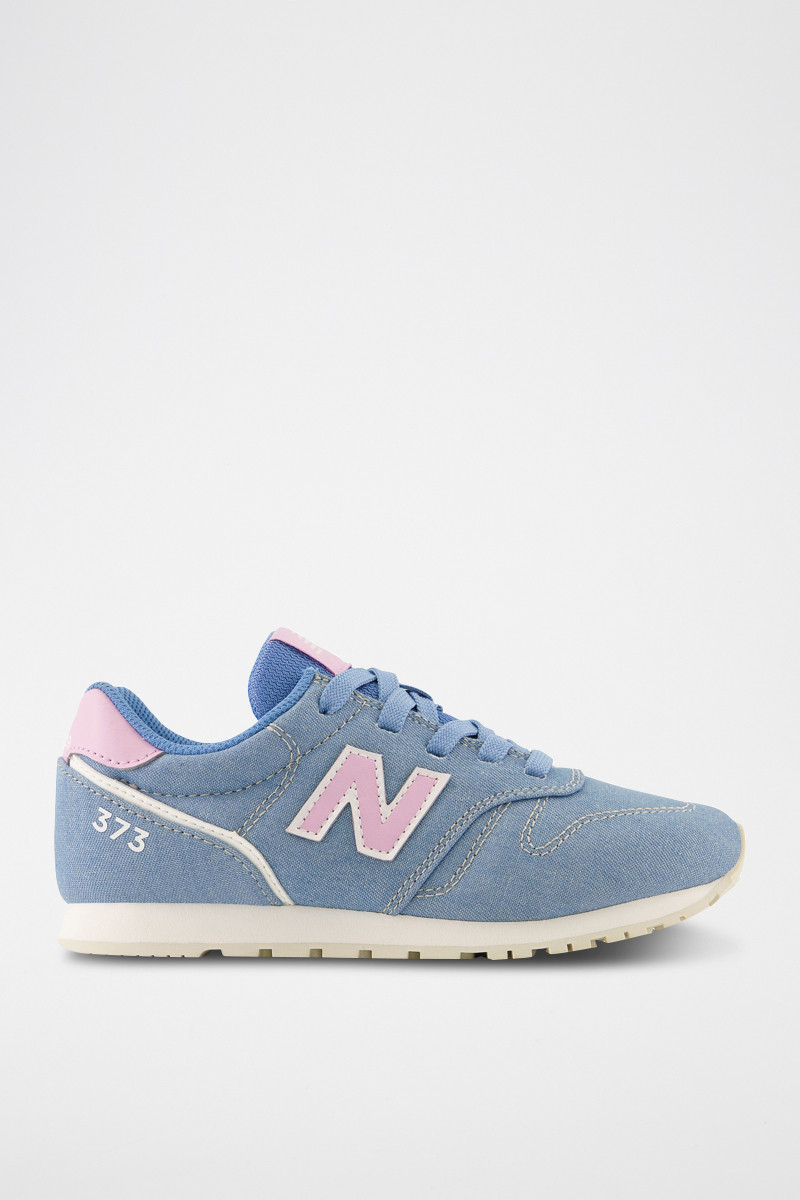 Sneakers 373 - Bleu clair et rose - 02 - 33767205