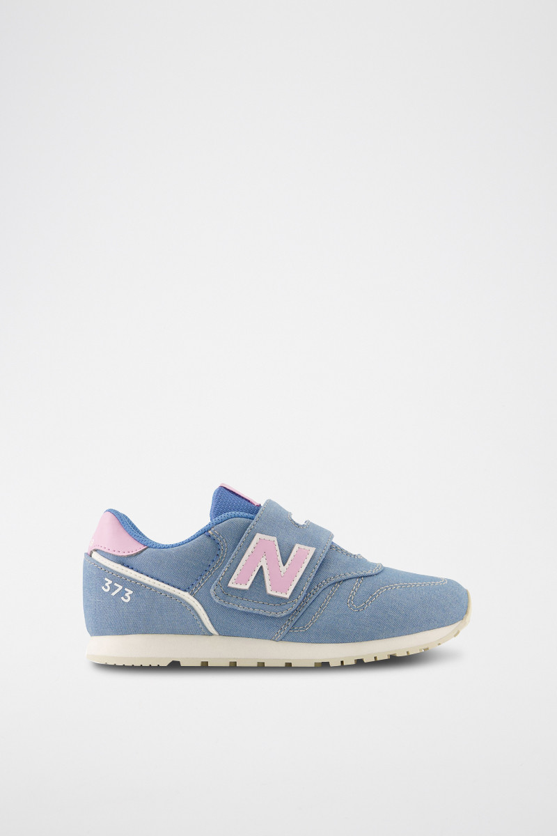 Sneakers 373 - Bleu clair et rose - 02 - 33767220