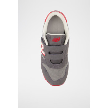 Sneakers 373 - Gris et rouge - 02 - 33767222