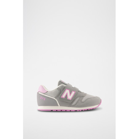 Sneakers 373 - Gris et rose - 02 - 33767225