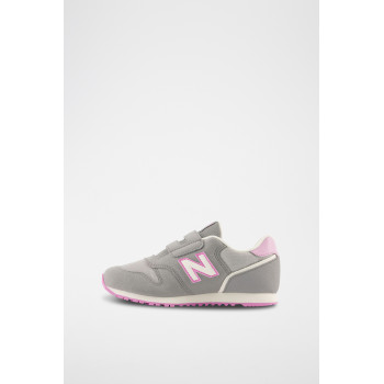 Sneakers 373 - Gris et rose - 02 - 33767225