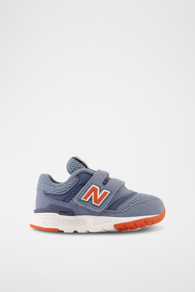 Sneakers 997 - Gris et orange - 02 - 33767238