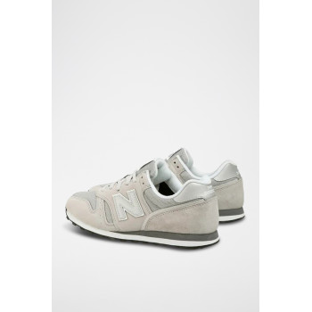 Sneakers en nubuck 373 - Crème - 02 - 33767268