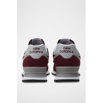 Sneakers en nubuck 574 - Bordeaux - 02 - 33767269