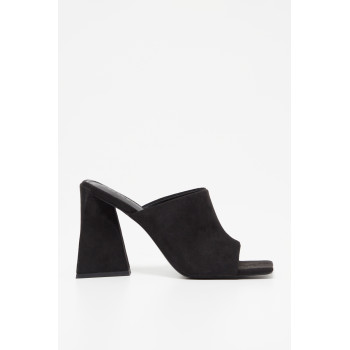 Mules à talons - Noir - 02 - 33144802