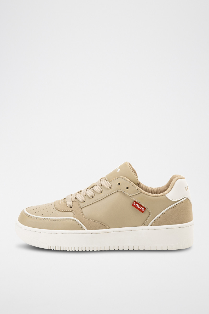 Baskets en nubuck Paige - Beige - 02 - 33665829