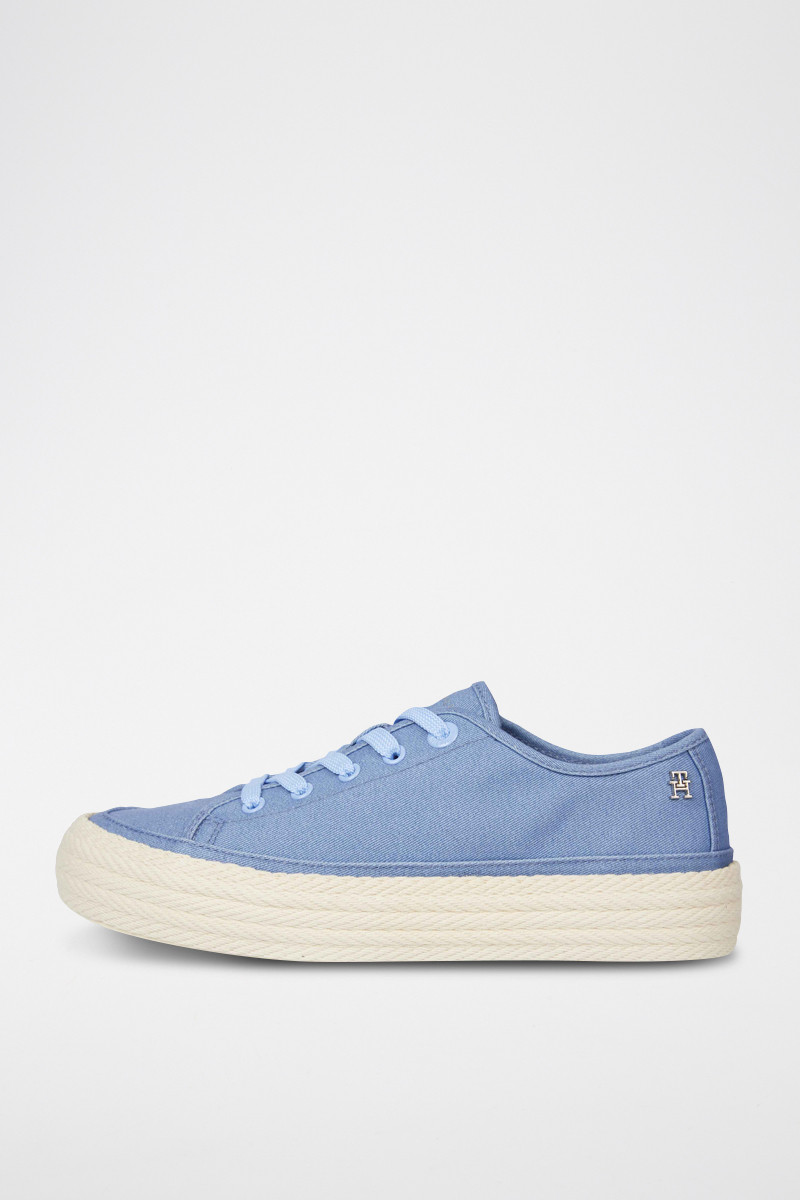 Tennis en jean et coton biologique - Bleu clair - 02 - 33689953