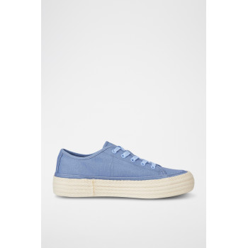 Tennis en jean et coton biologique - Bleu clair - 02 - 33689953