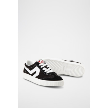 Baskets en nubuck Sneak - Noir et blanc - 02 - 33665838