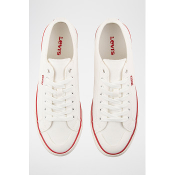 Tennis Hernandez - Blanc et rouge - 02 - 33665799