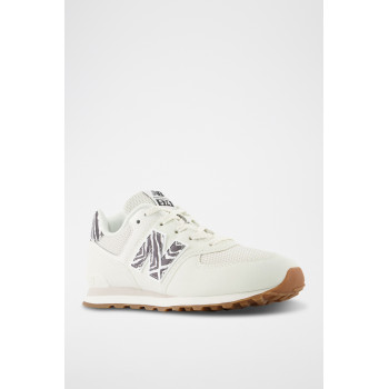 Sneakers 574 - Blanc et bleu - 02 - 33767248