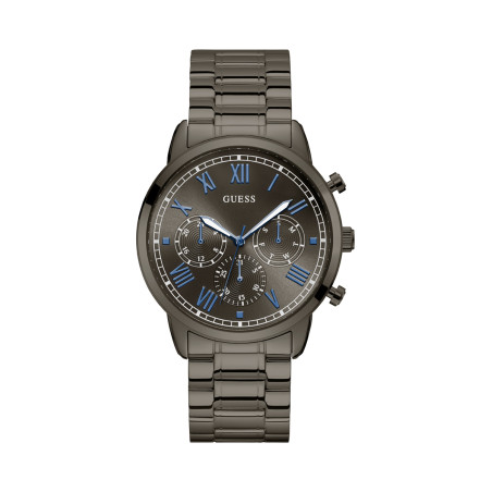 Montre à quartz en acier Hendrix - Gris et bleu - 02 - 33844215