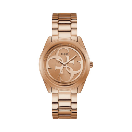 Montre à quartz en acier - Doré rose - 02 - 33844333