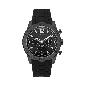 Montre à quartz en silicone - Noir - 02 - 33844367