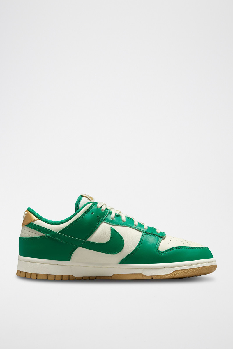 Dunk Low en cuir - Blanc et vert - 02 - 33871825