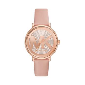 Montre à quartz en cuir Addyson - Rose - 02 - 33892953