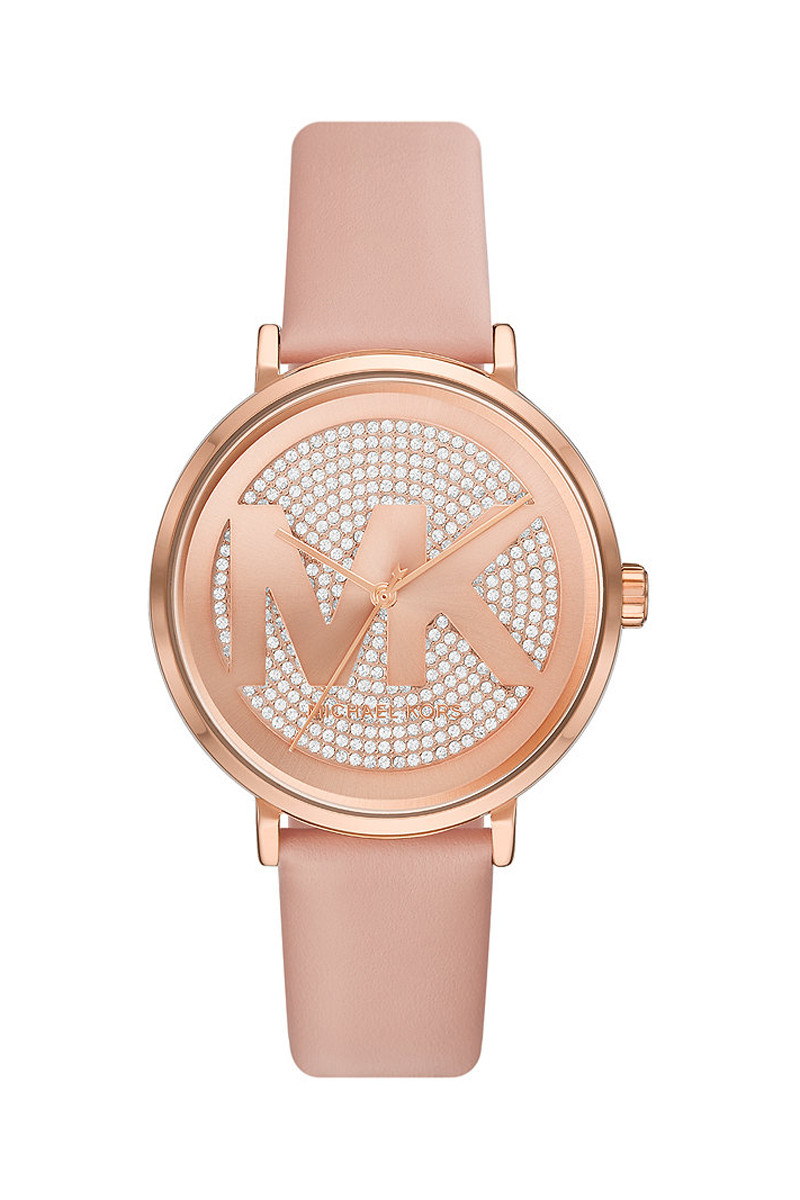 Montre à quartz en cuir Addyson - Rose - 02 - 33892953