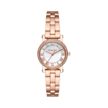 Montre à quartz en acier Norie - Doré rose - 02 - 33892955