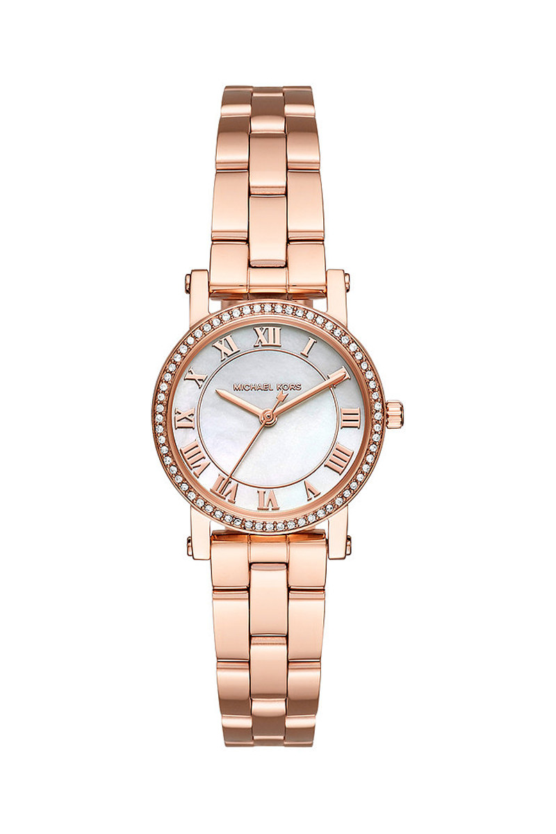 Montre à quartz en acier Norie - Doré rose - 02 - 33892955