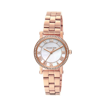 Montre à quartz en acier Norie - Doré rose - 02 - 33892955