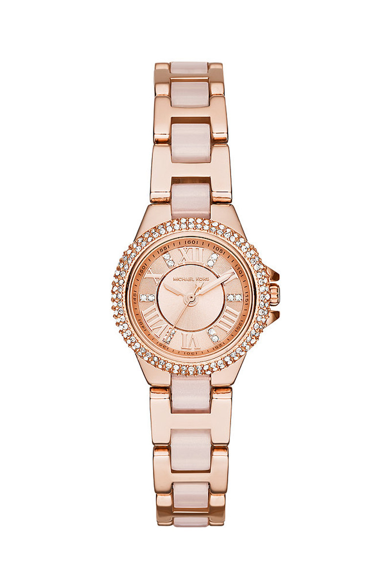 Montre à quartz en acier Petite Camille - Doré rose - 02 - 33892956