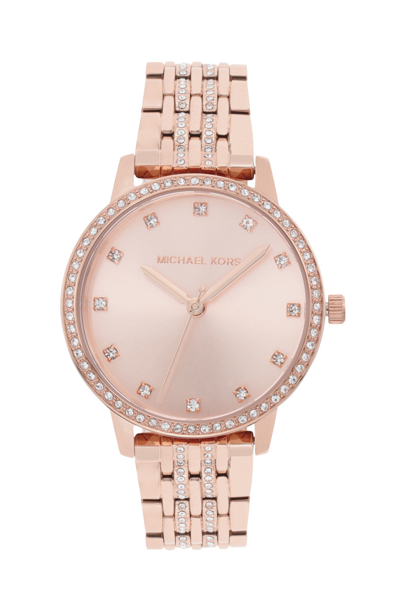 Montre à quartz en acier inoxydable Melissa - Doré rose - 02 - 33892958