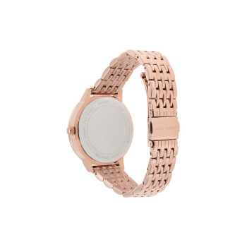 Montre à quartz en acier inoxydable Melissa - Doré rose - 02 - 33892958