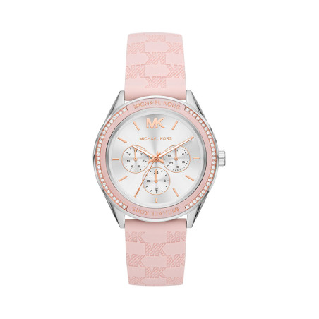 Montre à quartz en silicone Jessa - Rose - 02 - 33892967