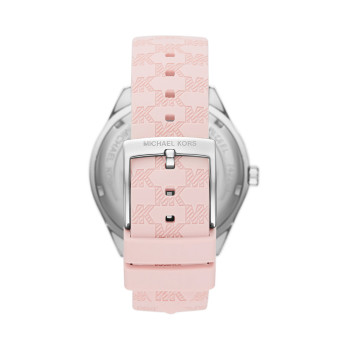 Montre à quartz en silicone Jessa - Rose - 02 - 33892967