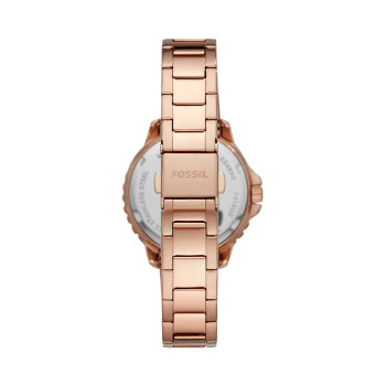 Montre à quartz en acier - Doré rose - 02 - 33892986