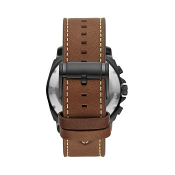 Montre à quartz en cuir Privateer - Marron - 02 - 33893001